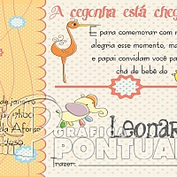 Convite Infantil CÃ³d. 010
