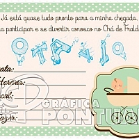 Convite Infantil CÃ³d. 014